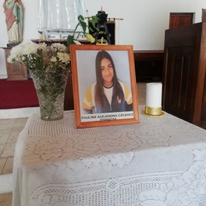 Misa en recuerdo a Paulina Alejandra Cáceres Espinoza